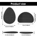 Molain Non-Slip Shoe Grips for Men and Women - 4 Pairs, Self-Adhesive Rubber Sole Protectors for High Heels, Noise Reduction, Cushion Pads - Black - Buy Online on GoSupps.com