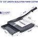 Moonsmile Paper Cutter  12 Inch Cut Length Heavy Duty Guillotine Paper Trimmer with Storage Drawer  Safety Guard  and Blade Lock  12-Sheet Capacity  Cardstock/Cardboard/Laminating Sheet AN22022 - Buy Online on GoSupps.com