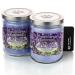 Specialty Pet Products Lavender with Chamomile Scented Pet Odor Candle - Pack of 2 Odor Eliminating Candles - Bundle with Ballard Products Air Freshener