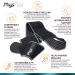 PhysFlex Ankle Brace - Adjustable Compression Sleeve for Sprained Ankle, Achilles Tendon, Plantar Fasciitis - Gray, Ideal for Men & Women - Buy Online on GoSupps.com