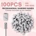 Makartt Nail Drill Sanding Bands - 100 Pcs #180 Medium Grits for Acrylic Nails - Gel Removal & Shaping - Durable & Thick - White - Buy Online on GoSupps.com