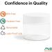 MHO Clear Refillable PET Containers with White Screw-On Lid, BPA/Paraben Free - 3.5 fl oz (104mL) - Set of 12 - Buy Online on GoSupps.com