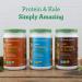 Amazing Grass Vegan Protein & Kale Powder - 20g Organic Protein + 1 Cup Greens - Vanilla - 15 Servings 1.09 Pound - Buy Online on GoSupps.com