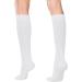 Truform Compression Socks for Women - 10-20 mmHg Knee High Gym Socks (2 Pairs) in White | Support & Comfort - Buy Online on GoSupps.com