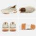 XPACS Men's Casual Arch Support Walking Shoes - Comfortable Loafers for Plantar Fasciitis Relief - Orthopedic Fashion Sneakers for Heel Pain - Beige, Size 10.5 W4 - Buy Online on GoSupps.com
