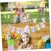 Warmhm Paper Easter Banner 3 Pcs Easter Flag Spring Baby Paper The Sign Easter Paper Bunting 17.5X10CMx3pcs Colorfulx3pcs - Buy Online on GoSupps.com