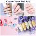 French Nails Stamp Set | Nail Design Kit with Scraper 2 Nail Stamps & 4 Transparent Silicone Gel Stamps - International Shipping Available - Buy Online on GoSupps.com