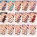 Teenitor 360PCS Short Square Press On Nails - Glitter & Matte Styles - Buy Online on GoSupps.com