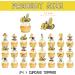 Simpsons Party Decorations 25 Pcs Simpsons Theme Cupcake Toppers for Girl and Boy Simpsons Birthday Party Supplies Cake Decoration - Buy Online on GoSupps.com