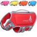 Vivaglory Light lifeguard for dogs pets lifesaver skin-friendly neoprene for small dogs dog swimming vest with D-ring & quick lock red S: 48-56cm (chest circumference) red