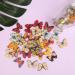 FINGOOO 100 PCS Butterfly Wooden Buttons - 1 Inch Colorful 2 Holes Mixed Decorative Buttons for DIY Sewing & Craft Accessories - Buy Online on GoSupps.com
