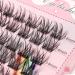 Bodermincer Large Capacity D Curl Eyelash Extensions 10-12-16mm Mix - Natural Style Individual Mink Strip Lashes for Home DIY - Buy Online on GoSupps.com