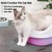 ExeQianming Pet Mat - Claw Shape Feeding Mat for Dogs | 30x37 cm Gray | Ideal for Drinking & Eating - International Shipping Available - Buy Online on GoSupps.com