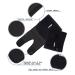Neoprene Thigh Brace Support for Men & Women | Hamstring Compression Sleeve (Pair) | Adjustable Upper Leg Wraps | Black Thigh Trimmer - One Size - Buy Online on GoSupps.com