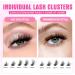 JIMIRE Eyelash Clusters 84Pcs DIY Wispy Individual Lashes 12-14-16MM D Curl Fluffy 5D Extensions - CL04 - Buy Online on GoSupps.com