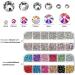 4488 Pieces Nail Art Rhinestones Crystal Flatback with Tweezers - Colorful AB Color & Clear Rhinestones for Nails, Clothes, Shoes, Bags Decoration - Buy Online on GoSupps.com