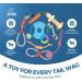 Fur & Bone 10 Pack Dog Chew Toys | Puppy Toys Dog Toys for Boredom | Indestructible Dog Toys with Rope Toys Squeaky Toy | Dog Toy Dog Teething Toys for Small & Medium Dogs | Dog - Buy Online on GoSupps.com