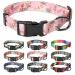 Heele dog collar dogs collar for puppies Small medium-sized large dogs patterned dog collars adjustable comfort robust dog collar pink XS XS (length 21.6-28cm width 1.5 cm) pink