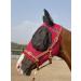 TGW Riding Horse Fly Mask | Super Comfort Elasticity with Ears | Size L Red - Best for Fly Protection - Buy Online on GoSupps.com