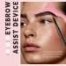 Silicone Eyebrow Stencils - 6 in 1 Reusable Templates for Easy Brow Stamp & Eye Makeup - Perfect for Beginners - Pink - Buy Online on GoSupps.com