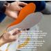 Fresh Feet Happies: Odour Absorbing Insoles for Men & Women - Orange-Scented Comfort Inserts with Viscose Fibres & Latex Foam - Buy Online on GoSupps.com