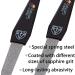 3 Swords Germany Sapphire Metal Nail File Set with 3-Way Nail Buffer - Nail Care Kit Made in Germany - Buy Online on GoSupps.com