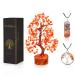 Carnelian Crystal Tree - Bonsai Tree - Home Decor - Feng Shui Decor - Tree of Life - Crystal Stones - Home Office Decor - Gemstone Tree - Spiritual Gifts - Crystal Gifts - Metaphysical Gifts Carnelian Silver Wire