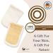 Eco Bath London Bamboo & Sisal Massage Glove | Exfoliating & Cleansing | Soft Natural Fibres for Spa-like Care - Buy Online on GoSupps.com