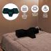 Navizam Memory Foam Lash Pillow for Eyelash Extensions + Extra Case - Ergonomic Neck Support - Buy Online on GoSupps.com