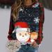 Women's Christmas Snowman & Penguin Print Sweatshirt | O-Neck Raglan Top | Comfy Xmas Jumper | Winter Long Sleeve Sweater (Navy, XL) - Buy Online on GoSupps.com