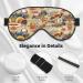 SSIMOO Sea Star Sleep Mask | Adjustable Breathable Beach Theme Eye Mask for Comfortable Sleep | International Shipping - Buy Online on GoSupps.com