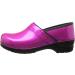 Sanita Pro Patent Professional Clogs for Women - Arch Support Closed-Back Slip-On Shoes 7.5-8 Shimmer Pink - Buy Online on GoSupps.com