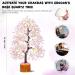 Rose Quartz Gemstone Tree - Handmade Feng Shui Figurine for Positive Energy & Prosperity | Reiki Healing Crystal Bonsai - Chakra Decoration Gift - Buy Online on GoSupps.com