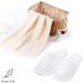 AhFulife Spa Slippers for Hotel & Travel - 10 Pairs of Closed-Toe White Slippers for Men & Women (Size 8-9.5 US) - Buy Online on GoSupps.com