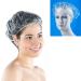 16-Pack Clear Disposable Shower Caps - Home & Hotel Use | Elastic Plastic Bath Hair Protection - Buy Online on GoSupps.com