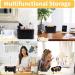 Toothbrush Holder with 6 Compartments | Organizer with 4 Toothbrush Slots & 2 Toothpaste Racks - Ideal for Home & Travel - Buy Online on GoSupps.com
