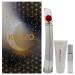 Kenzo Flower for Women - 3 Pc Gift Set 3.3oz EDP Spray (Refillable) 0.3oz EDP Spray (Refillable) 2.5oz Body Milk 6.1 Fl Oz (Pack of 1)