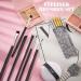 12 Piece Eyeliner Brushes Set - Thin Slanted & Fine Pointed Makeup Tool for Women - Buy Online on GoSupps.com