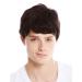 WIG ME UP - WLA-1058-4/33 Wig women men short wavy parting mahogany brown