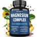 Magnesium Complex for Women and Men 12 in 1 Magnesium Supplement 1000mg of Glycinate Citrate Malate Oxide & More. High Absorption Sleep Support & Stress Relief USA 60 Count (Pack of 1)