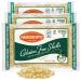 Manischewitz Gluten Free Shells 12oz (3 Pack) All Natural Yolk Free Low Sodium Kosher for Passover and Year Round