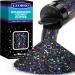 LEOBRO Black Glitter Holographic Chunky Glitter 160G/5.64OZ Glitter Craft Glitter for Resin Metallic Iridescent Chunky Fine Glitter Sequin Flake Bulk Nail Glitter for Makeup Body Epoxy Tumblers