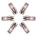 Dofash Double Grip Hair Clips - 6pcs Brown Metal Barrettes & Accessories - Buy Online on GoSupps.com