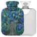 Naanle hot water bottle with cover tree of life galaxy transparent hot water bottle heat bottle for back pain relief handfoot warmer neck warmth and cold therapy 2l