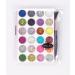 24 Colors Glitter Set for Nail Art | Premium Glitter Powder & Sequins for DIY Nail Design | Includes Brush - Perfect for Face & Body Makeup - Buy Online on GoSupps.com