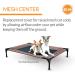 K&H Pet Products Original Pet Cot Replacement Cover - Chocolate/Black Mesh Large 30 x 42 Inches - Buy Online on GoSupps.com
