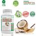 Organic Coconut Oil Capsules 2000mg - 100% Extra Virgin, Cold Pressed for Healthy Skin, Extra Hair Growth, Nail Care, Brain Booster - 120 Softgels - Unrefined Pure & Non GMO Pills - Rich in MCT - Buy Online on GoSupps.com