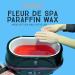 Fleur De Spa Paraffin Wax Refill - Acai, Coconut Oil, Jojoba, Aloe Infused - Vanilla Flower 1 Pound (Pack of 1) - Made in USA - Buy Online on GoSupps.com
