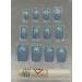 glitter false nails (Ice Blue) - Buy Online on GoSupps.com