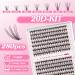 Eyelash Extensions Set - 280pcs Lankiz 20D C Curl 9-15mm Individual Lashes with Adhesive & Remover | Perfect for Beginners - Lash Extension Kit - Buy Online on GoSupps.com